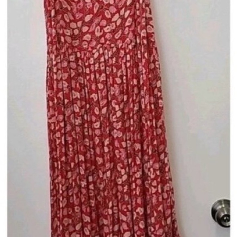 Spell Vibrant Pink Red Maxi Dress - Picture 3 of 5